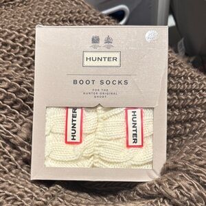 Hunter Cream Boot Socks for Women
